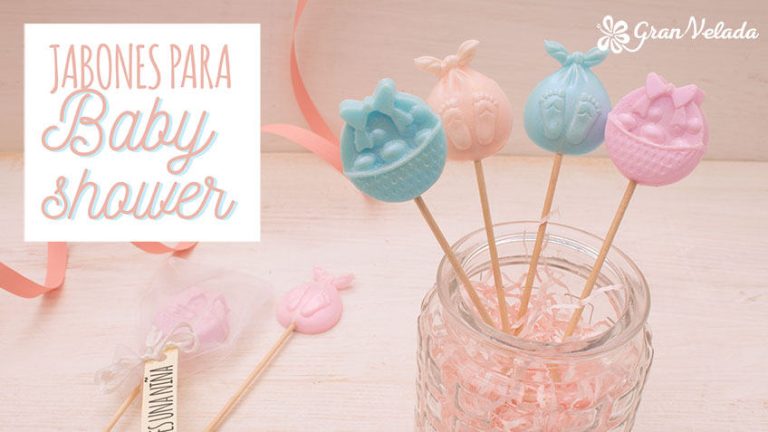 Cómo crear elegantes jabones de glicerina para adornar tu baby shower